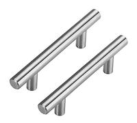 goldenwarm Lot de 25 Poignee de Meuble Cuisine Poignée Cuisine 90mm Poignées de Cuisine Argenté Poignées de Meubles en Acier Inoxydableet Nickel Brossé poignee entraxe 90mm