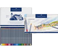 Goldfaber FABER-CASTELL 114636 - Crayons aquarellables, coffret de 36 crayons de couleur, incassables, entièrement aquarellables