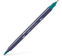 Goldfaber Marqueur À Double Pointe Fine Et Pinceau, Vert Cobalt Foncé (313), Stylo Unique[X1212]
