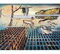 GOLDFI 5D Diamond Painting Kits Peintures Célèbres De Salvador Dali - Mémoire Éternelle - Décoration Murale Arts Artisanat Mosaïque Peinture Cadeau 30×40cm