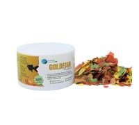 Goldfish Flakes Nourriture en écailles pour Poissons d'eau Froide, Aliment Complet Naturel, Alimentation équilibrée pour Tous Les Types de Poissons d'aquarium et de Bassin d'eau Froide, Plante