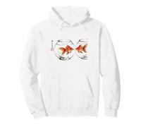 Goldfish Japanese Ink Painting Sumi-E Traditional Art Print Sweat à Capuche