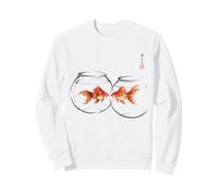 Goldfish Japanese Ink Painting Sumi-E Traditional Art Print Sweatshirt