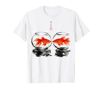 Goldfish Japanese Ink Painting Sumi-E Traditional Art Print T-Shirt