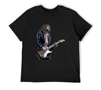 Goldfish Youth Art Normal Fit John Frusciante Mens T-Shirt Black Tees Unisex Shirt 3XL