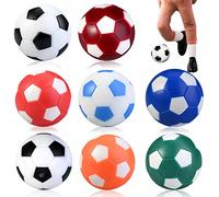 GOLDGE Lot de 8 balles de baby-foot professionnelles - 32 mm - Mini balles de baby-foot - Pour enfants et adultes (multicolores)