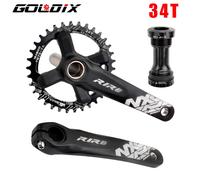 Goldix-Pédalier De Vélo Nx,Manivelle Forgée,Plateau Large Et Étroit,Compatible Avec Wintermano Et Sram,Commencerbcd,32-42t,170mm,175mm,11-12 Vitesses - Type Black Crank Bb68 34t-175mm