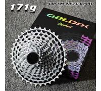 GOLDIX vélo de route CNC volant d'inertie ultra léger intégré à 12 vitesses, adapté à la transmission électronique SRAM XDR RED AX XPLR Road 12S 10-28T