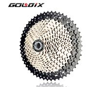 GOLDIX vtt Cassette K7 8/9/10/11/12 vitesses 36/40/42/46/50/52T 8V 9V 10V 11V 12V roue libre de vélo pignon de vélo pour Shimano HG 9S 11-46T silver