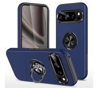 GOLDJU Coque pour Google Pixel 11/11 Pro avec Support Bague 360°,Anti-Chut Étui de Protection Case pour Pixel 11/11 Pro,(Bleu)