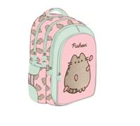 Goldkids - Sac à dos d'écolier pour adolescent - Sac à dos pour garçons et filles - Sac d'école - Motif Pusheen, multicolore, 40 x 28 x 17 cm