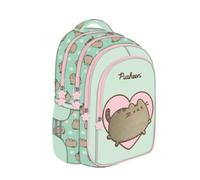 Goldkids - Sac à dos d'écolier pour adolescent - Sac à dos pour garçons et filles - Sac d'école - Motif Pusheen, multicolore, 40 x 28 x 17 cm