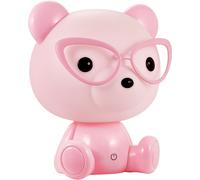 Goldlux Miś Okularnik veilleuse pour enfant 1x2.5 W rose 327208