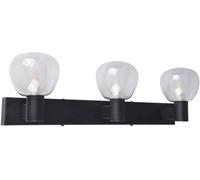 Goldlux Pola applique murale 3x5 W noir-transparent 336033