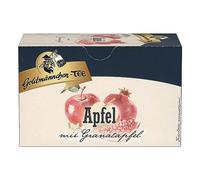 Goldmännchen Thé Doux Pommes Granadine, Thé aux Fruits, 20 Sachets Emballés Individuellement