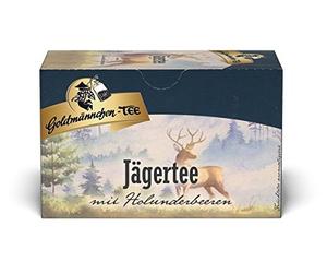 Goldmännchen Thé du Chasseur avec Baies de Sureau, Thé Fruité, 20 Sachets Emballés Individuellement