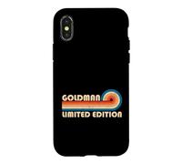 Goldman Retro 70s 80s Sunset Stripe Coque pour iPhone X/XS