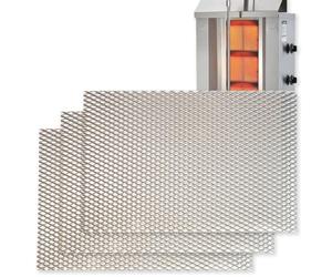 GOLDMAN SERVICE Grille brûleur Kebab Gril Gyros 230 x 150 mm. Grille de combustion résistante aux hautes températures. Compatible POTIS - GD3, GD4, GD5