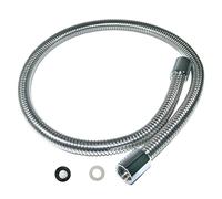 GOLDMAN SERVICE | Tuyau flexible métallique renforcé rechange pour évier d'hôtellerie. Pièces de rechange pour robinets de cuisine restaurant. Filetage 1/2", longueur 100 cm - 39 Pouces