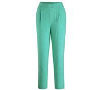 Goldner Pantalon 'Sara' émeraude / blanc, Taille 38