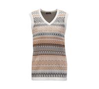 Goldner Pull-over marron / gris / noir / blanc, Taille M-L