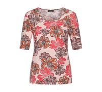 Goldner T-shirt violet / pêche / blanc, Taille M-L
