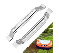GoldOars 2 Pièces Lames Tondeuse Gazon Robot Compatibles avec Stihl iMOW RMI 422 422P 422PC, Lames de Remplacement Viking MI 422, 198 mm, Argent