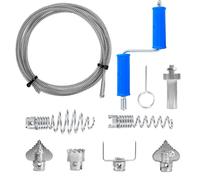 GoldOars Furet Déboucheur Canalisation Kit avec 6 Têtes Industrielles