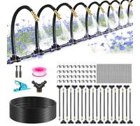 GoldOars Gardena Système d'irrigation 20 m avec fonction brumisateur, kit de refroidissement et d'irrigation automatique pour jardin, serre, terrasse, balcon