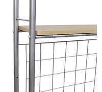 Goldonion Ensemble de bar pliable pour petit déjeuner avec 2 chaises | Structure en acier et MDF, table pliante 56 x 90 x 165 cm, chaise 36 x 35,5 x 69 cm, pour petits espaces
