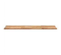 Goldonion Plan de lavabo rectangulaire en bois d'acacia 120 x 50 x 2 cm | Bois massif, finition à l'huile, résistant à l'humidité, utilisation polyvalente pour salle de bain ou cuisine