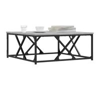 Goldonion Table basse gris sonoma 70 x 70 x 30 cm | Bois multicouche, structure en métal, plateau stable, robuste et résistant à l'humidité