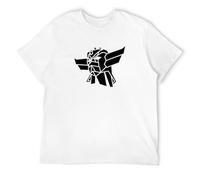 Goldorak T-Shirt Short-Sleeve Man Vintage Graphic Streetwear Tee Shirt Unisex Tee White XL