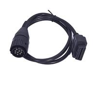 Goldplay Adaptateur obd2 10 Broches vers OBDii 16 Broches pour motocyclettes OBD diagnosi BMW GS 1200