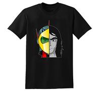 Goldrake Grendizer Actarus UFO Robot Cartoon T-Shirt Unisex Black Mens Tees Black L