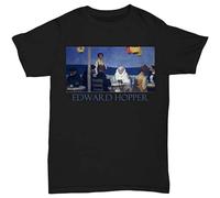 GOLDROAST Blue Night (1914) by Edward Hopper O-Neck Unisex Short Sleeve T-Shirt Black XXXL