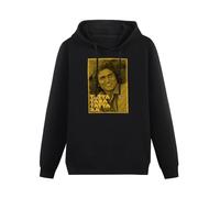 GOLDROAST Charles Ingalls Little House on The Prairie Hoody Unisex Long Sleeve Hooded with Pocket Black L