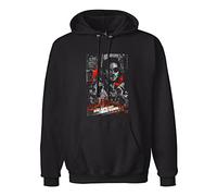 GOLDROAST Escape from New York Mondo Poster Hoody Unisex Ptinted Hoodies Long Sleeve Men's Hooded with Pocket Black XL