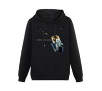 GOLDROAST Simply Red Hits Stars Flame CD Book Mick Hucknall Life Blue Sting Unisex Hoody with Pocket Black M