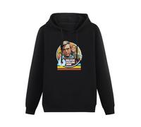 GOLDROAST Six Million Dollar Man Hoody Unisex Ptinted Hoodies Long Sleeve Men's Hooded with Pocket Black M