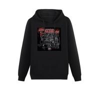 GOLDROAST Strapping Young Lad Hoody Unisex Ptinted Hoodies Long Sleeve Men's Hooded with Pocket Black XL