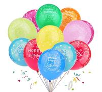 GoldRock Lot de 15 ballons Happy Birthday