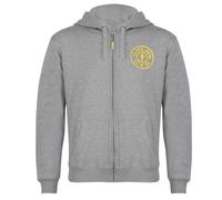 Gold's Gym GGSWT156 Sweat à Capuche zippé pour Homme, Gris chiné, Taille L, Gris chiné, L