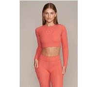 Gold's Gym Helen - Women's Cropped Longsleeve Top Red Taille: S | Hauts de sport Outlet | Femme | Rouge