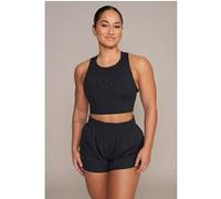 Gold's Gym Laura - Women's Cropped Sleeveless Top Black Taille: L | Chaussettes de sport Outlet | Femme | Le Noir