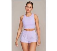 Gold's Gym Laura - Women's Cropped Sleeveless Top Lavender Taille: XXL | Chaussettes de sport Outlet | Femme