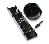 GoldSax Kit d'orpaillage 11 pièces pour Un rendement élevé, Grande Sluice Hunter 100, batée, Tamis, kit de Rangement et Petite Pelle - idéal pour la Production