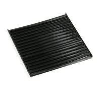 GoldSax Tapis de lavage en caoutchouc avec bord - 25 x 25 cm - Noir - Robuste - Mat doré - Découpable - Sluice Box Matting