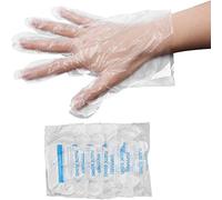 GOLDSMITH Lot de 1000 gants jetables en polyéthylène transparent pour cuisine, nettoyage, manipulation des aliments