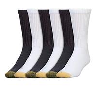 GOLDTOE Lot de 6 paires de chaussettes de sport en coton 656 pour homme, X-Large